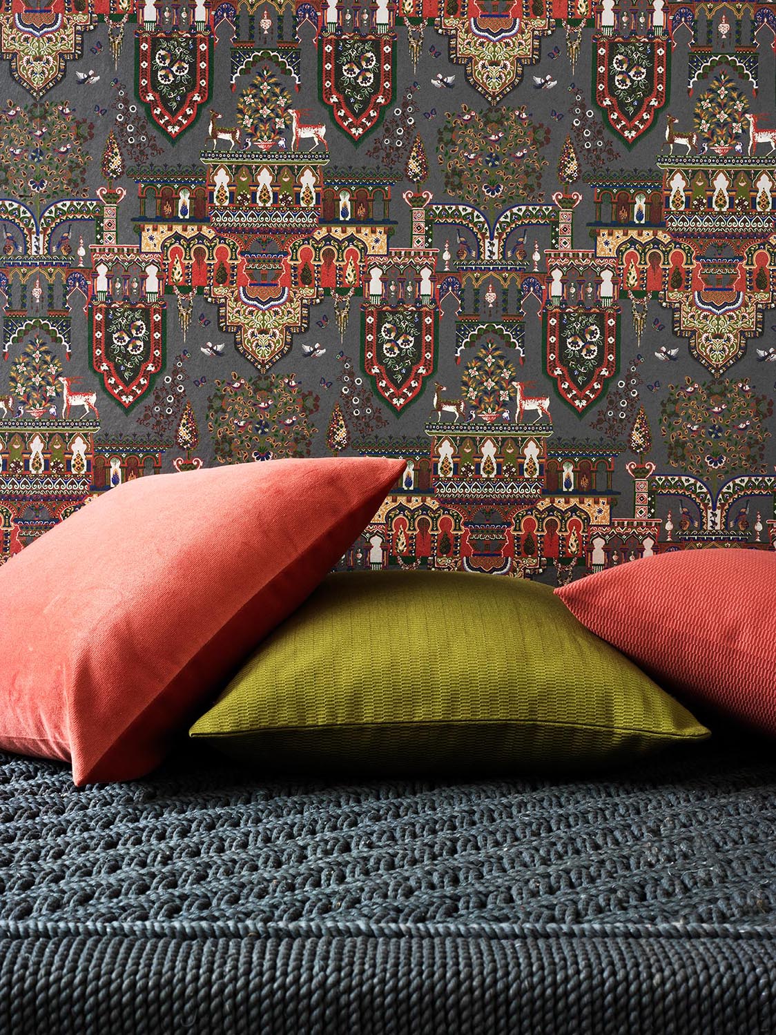 Braquenie Le Palais Imperial Multicolore Fabric B7597001