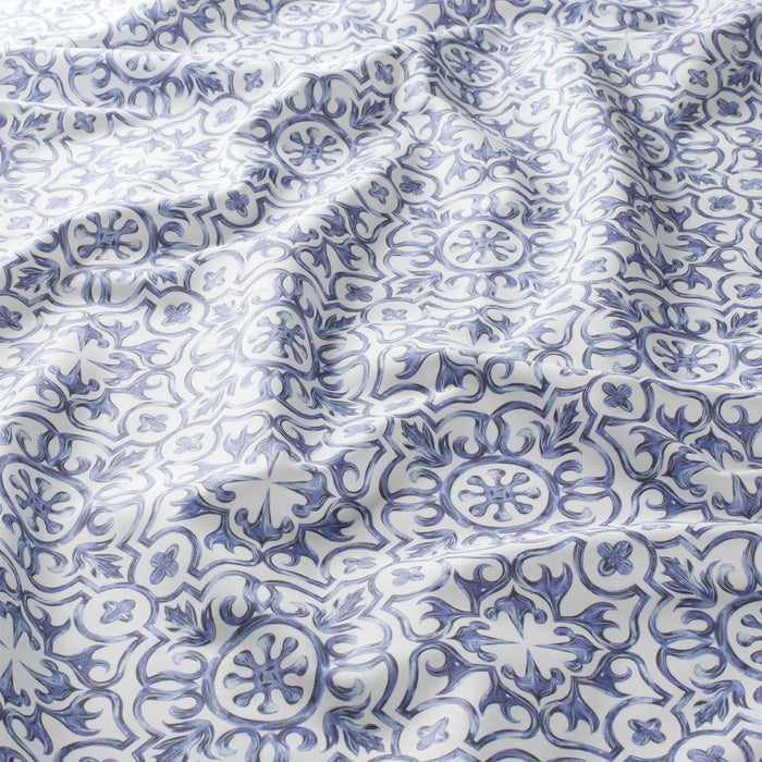Jab Anstoetz Azulejo 050 Fabric Sample JA8100-050