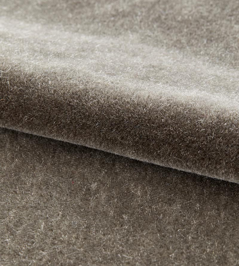 Old World Weavers Neva Mohair Pewter Fabric Sample JB82160278