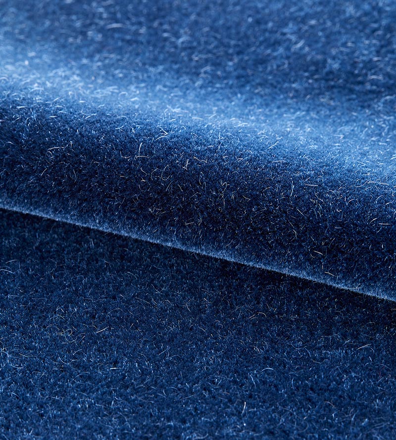 Old World Weavers Neva Mohair Lapis Fabric Sample JB82160795