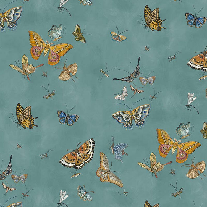 Kravet Couture Butterflies Celadon Wallpaper JMW1043.31.0