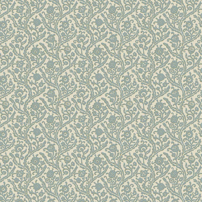Kravet Couture Letti Mid Blue Wallpaper Sample JMW1044.51.0