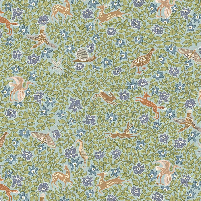Kravet Couture Haresfield Walk Blue Wallpaper JMW1047.21.0