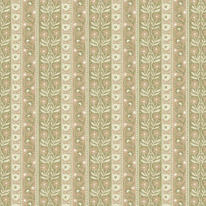 Kravet Couture Arber Stripe Pink & Olive Wallpaper JMW1048.01.0