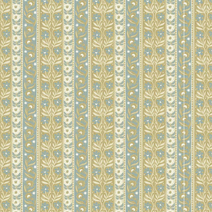 Kravet Couture Arber Stripe Yellow & Aqua Wallpaper JMW1048.21.0