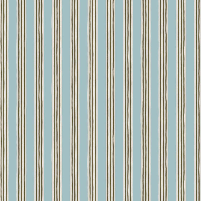 Kravet Couture Kemble Stripe Spruce, Cobber & Dew Wallpaper JMWRKEM.03.0