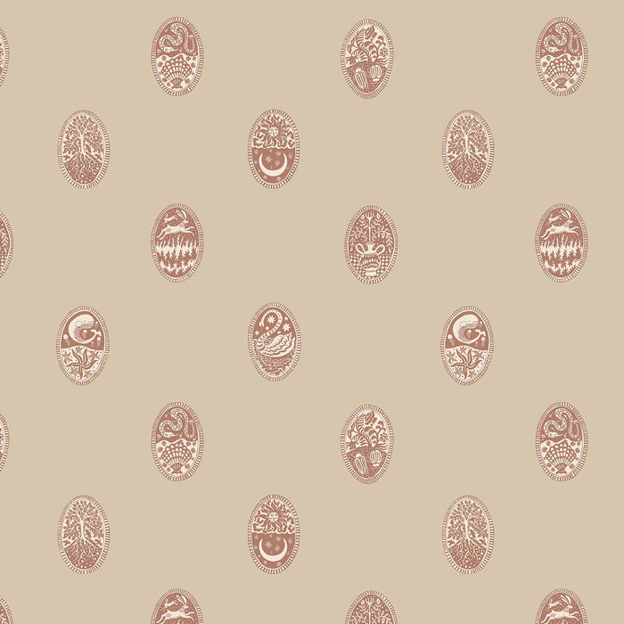 Kravet Couture Linear Cameos Cromwell Stone, Hibernacle & Salt Ridge Wallpaper JMWRLIN.01.0