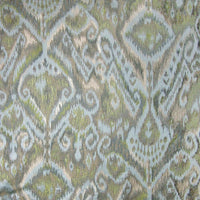 Old World Weavers Kalasin Aqua Chartreuse Fabric JM26760008