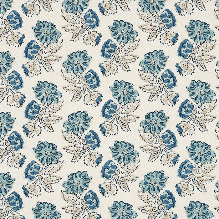 Jasper Bangalore Flower Sage Fabric Sample JO-2020