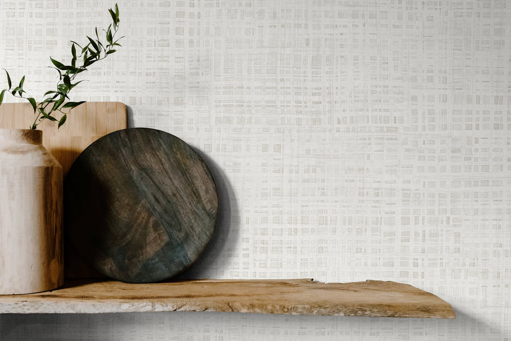 Seabrook Designs Ami Snow Wallpaper Sample JP10100