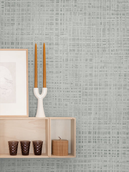Seabrook Designs Ami Lunar Grey Wallpaper Sample JP10108