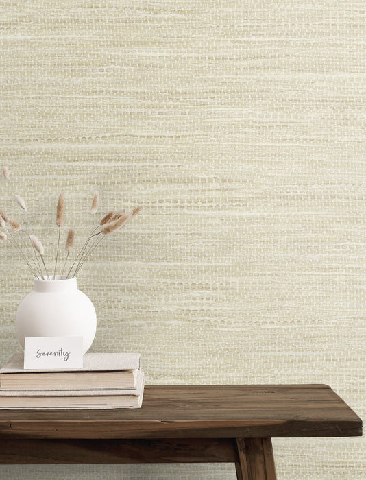 Seabrook Designs Rina Sand Wallpaper Sample JP10305