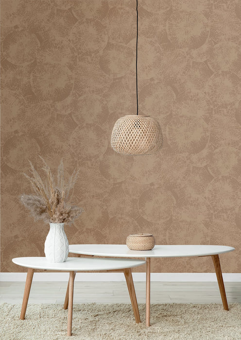 Seabrook Designs Eren Warm Clay Wallpaper Sample JP10706