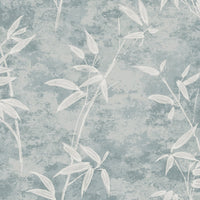 Seabrook Designs Honshu Bamboo Blue Smoke Wallpaper JP10912