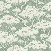 Seabrook Designs Nara Stringcloth Sage Wallpaper JP11704