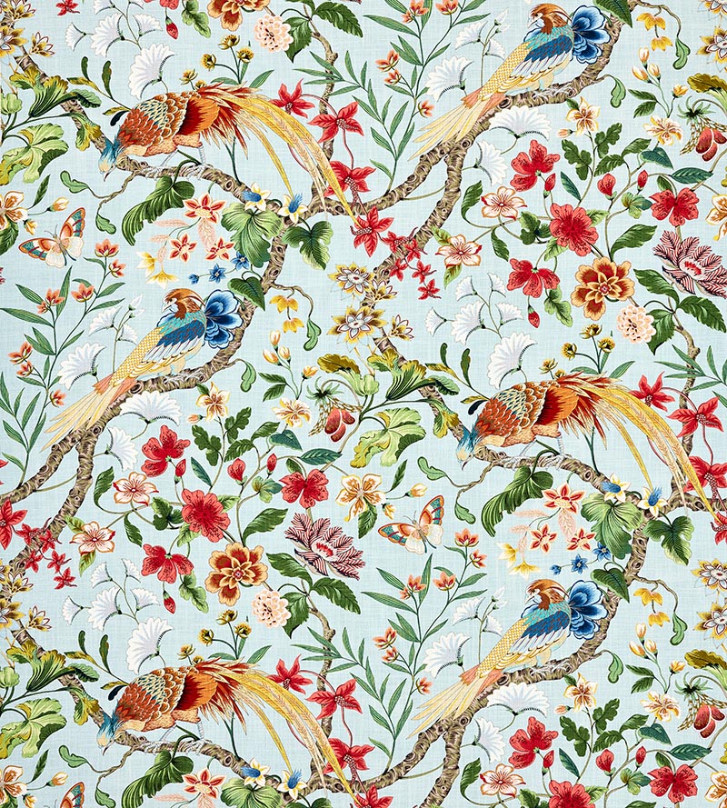 Old World Weavers Botany Bay Sky Multi Fabric JP13400001