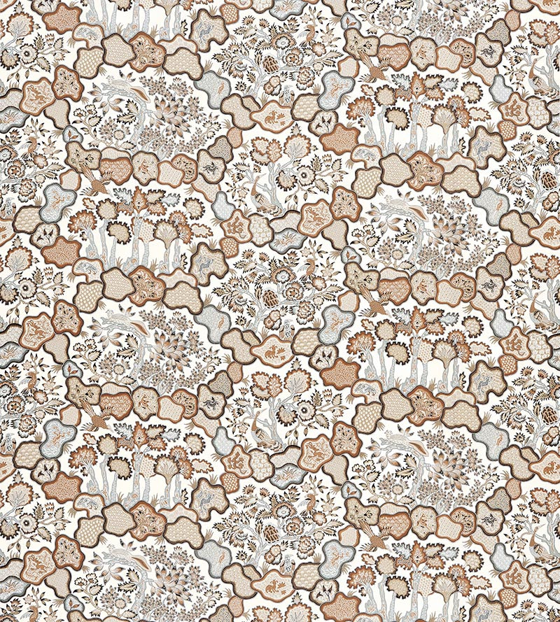 Old World Weavers Ziba Cognac Fabric Sample JP46590002