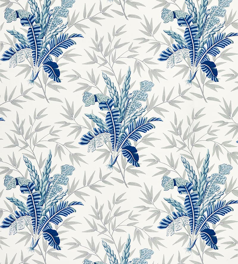 Old World Weavers Bahar Porcelain Blue Fabric Sample JP44850003