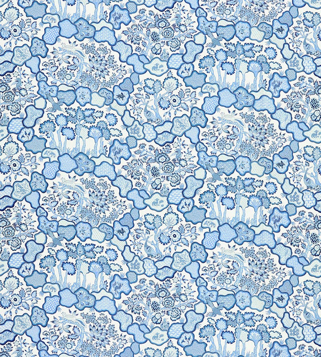 Old World Weavers Ziba Porcelain Blue Fabric Sample JP46590003