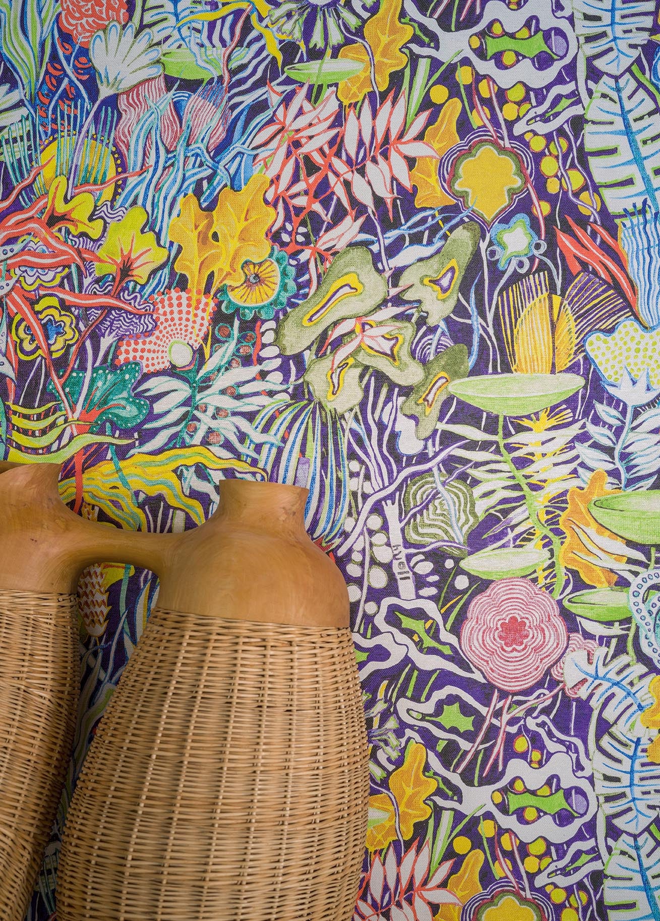 Pierre Frey Salvador Multicolore Fabric Sample F3088001