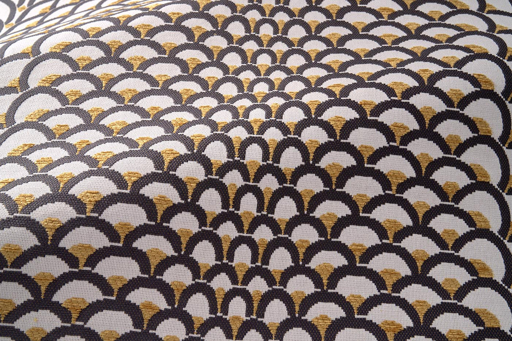 Le Manach Les Ecailles Outdoor Graphite Fabric Sample L4002003