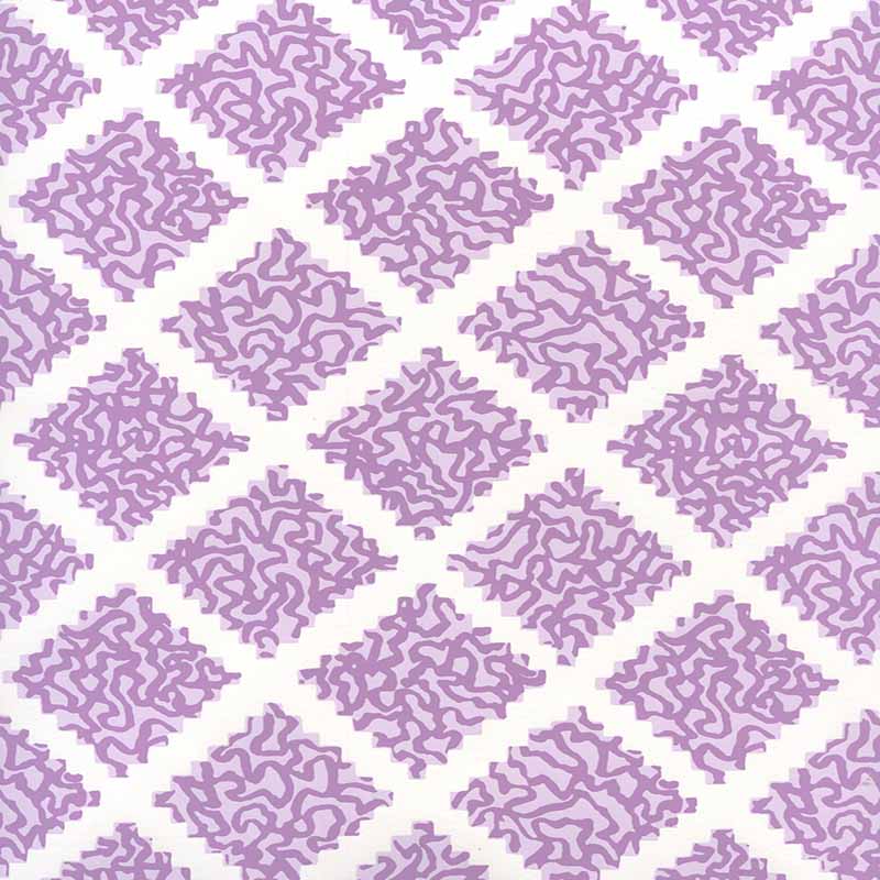 Quadrille Shanghai Lilac Wallpaper Sample JW01000- 05WP