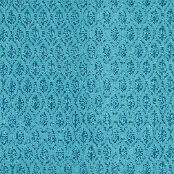 Peter Dunham Jaali Iznik Blue Fabric Sample 111JAL05