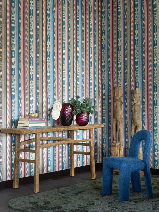 Pierre Frey Caprus Lagon Wallpaper Sample FP132001