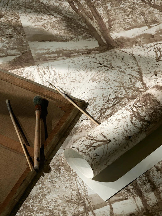 Pierre Frey Arbres Et Sous Bois Bouleau Wallpaper FP235001