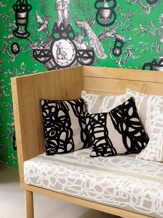 Pierre Frey Totem Noir Fabric Sample F3374001