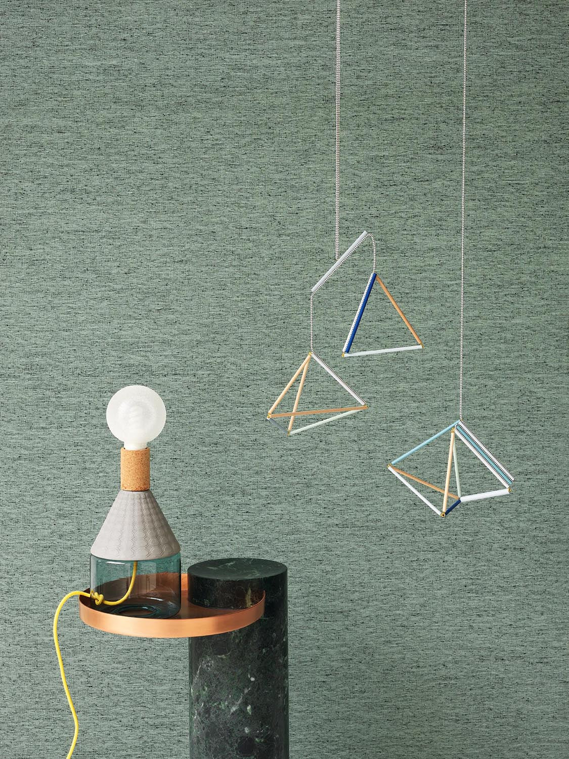 Pierre Frey Kiki Palladium Wallpaper Sample FP419003