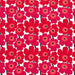 Marimekko Mini Unikko Print Pink Red Peach And Black Fabric Sample KK664750001