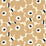 Marimekko Pieni Unikko 2 Recycled Print Black & Tan On Cream Fabric KK726790185
