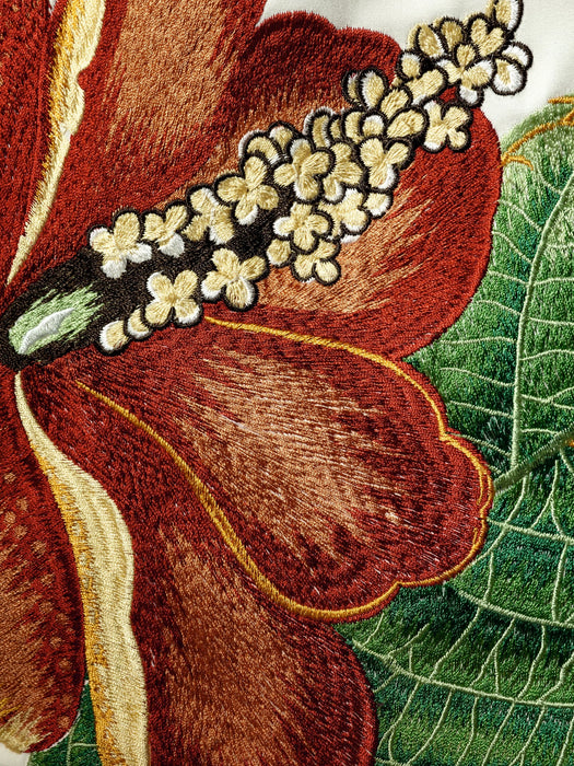Pierre Frey Nakai broderie Printemps Fabric Sample O7963001