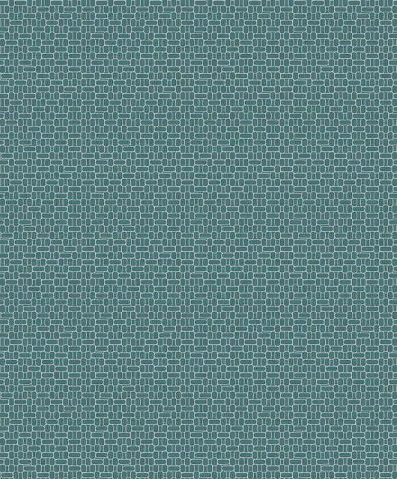 Seabrook Designs Capsule Geometric Perry Teal Wallpaper KTM1626