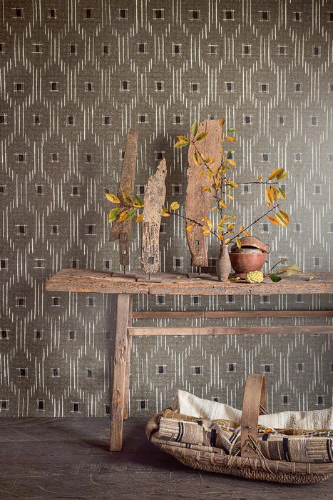 Pierre Frey Kaori Indigo Wallpaper FP058001