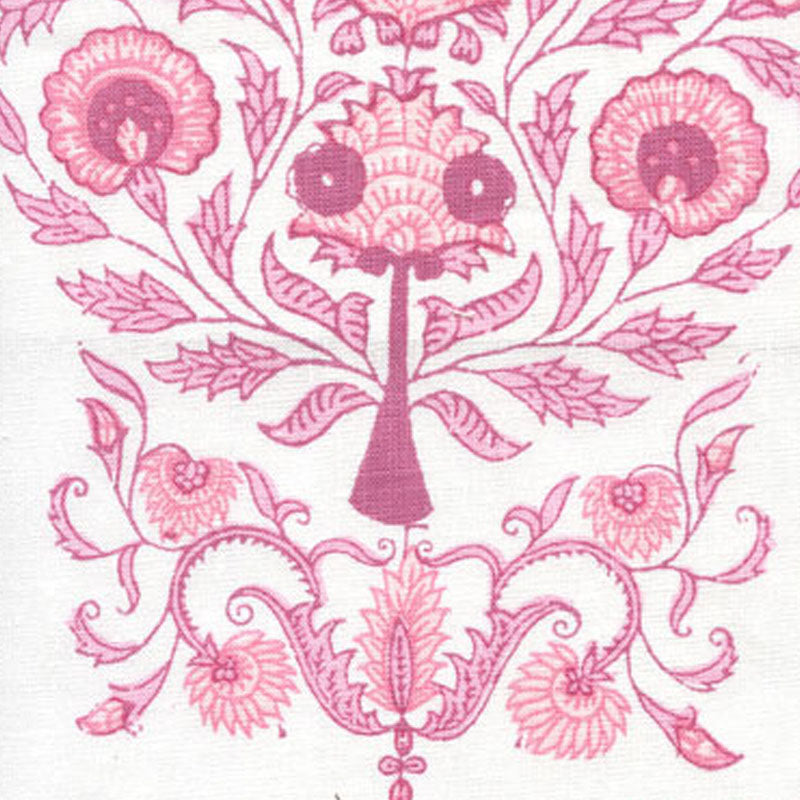 Home Couture Kalamkari Border Pinks Fabric HC2010I-PINKS