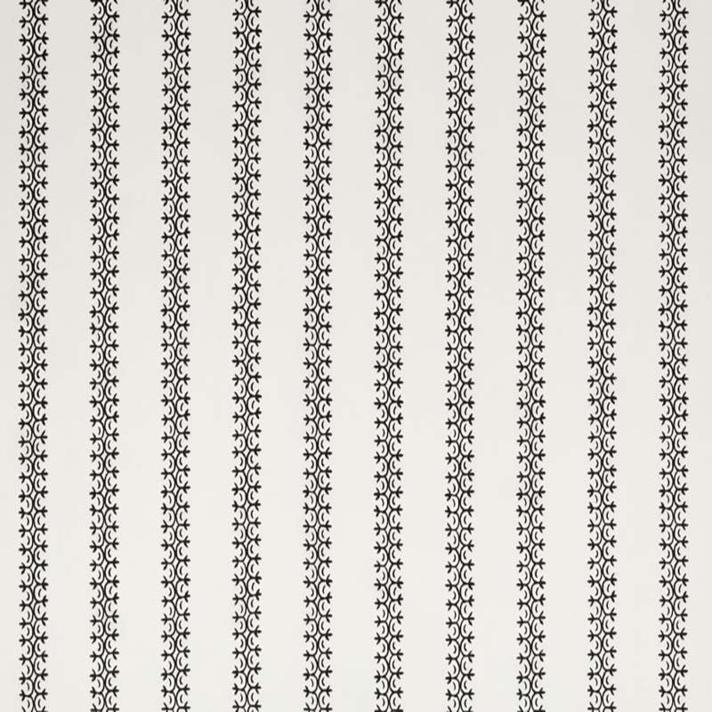 Home Couture Kalamkari Stripe Black Fabric HC2030I-10
