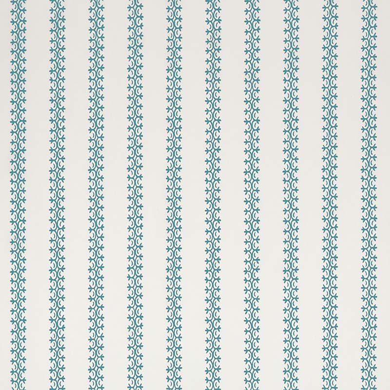 Home Couture Kalamkari Stripe Medium Blue Fabric HC2030I-04