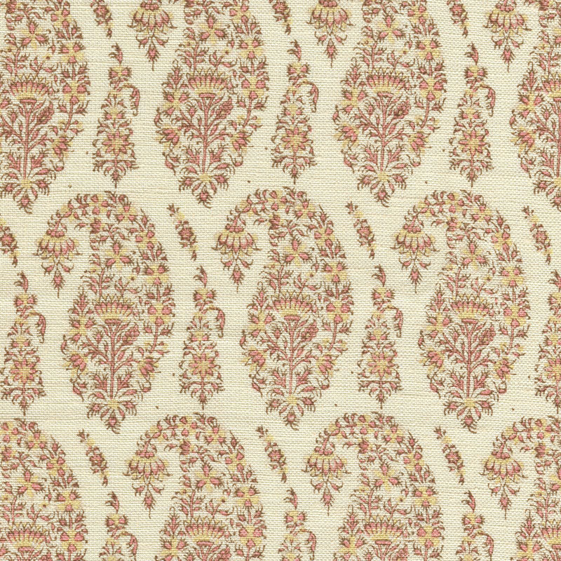 Home Couture Kashmir Paisley Petite Pink Fabric Sample HC1960C-06