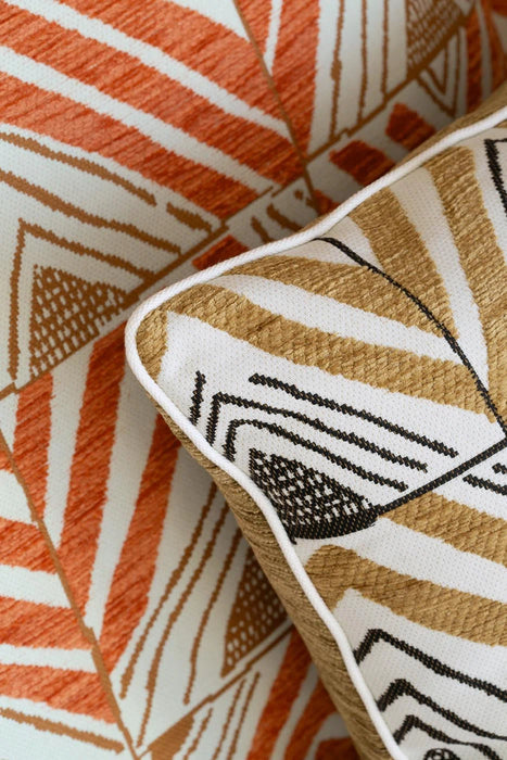 Le Manach Tchad Outdoor Terracotta Fabric Sample L3998002