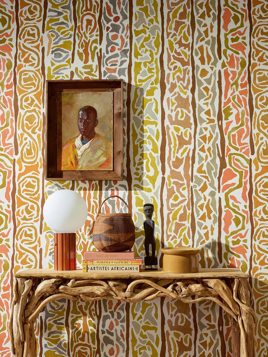 Pierre Frey Sokone Jungle Wallpaper Sample FP079001