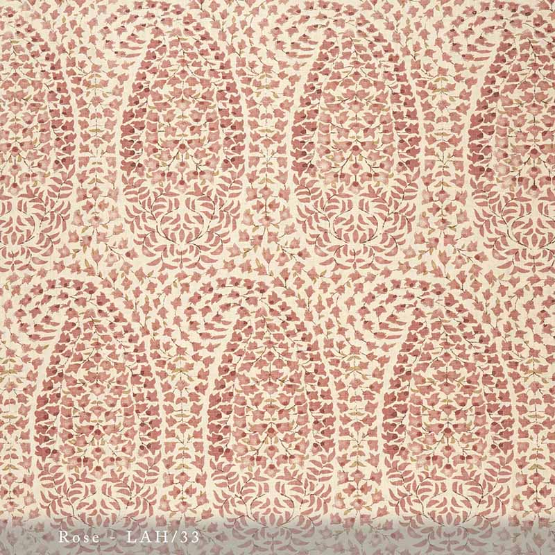 Lisa Fine Lahore Rose Fabric Sample LAH-33