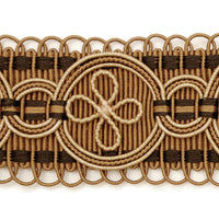 Scalamandre Siecle Montesquieu Galon Umber Trim LA11103052