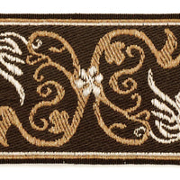 Scalamandre Siecle Grimm Braid Umber Trim LA11113052