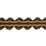 Scalamandre Siecle Candide Braid Umber Trimming Sample LA11203052