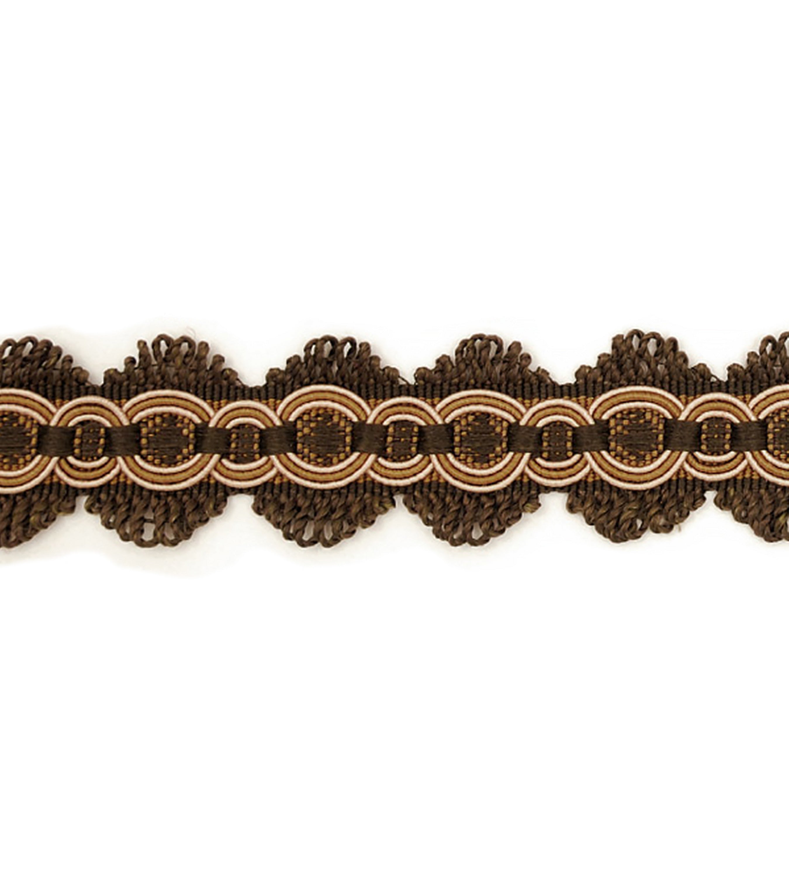 Scalamandre Siecle Candide Braid Umber Trimming Sample LA11203052