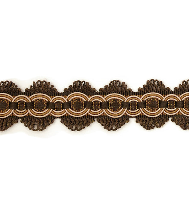 Scalamandre Siecle Candide Braid Umber Trim LA11203052