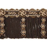 Scalamandre Siecle Diderot Bullion 4 1/2 Umber Trim LA22093052