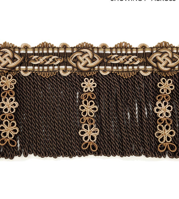 Scalamandre Siecle Diderot Bullion 4 1/2 Umber Trim LA22093052